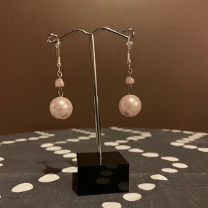 Cute pink pearls, handmade, sterling silver, NWOT